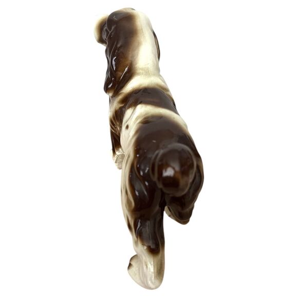 Vtg FAIRYLAND Japan English Spaniel Dog Figurine 10” Ceramic Porcelain Spotted - Picture 5 of 9